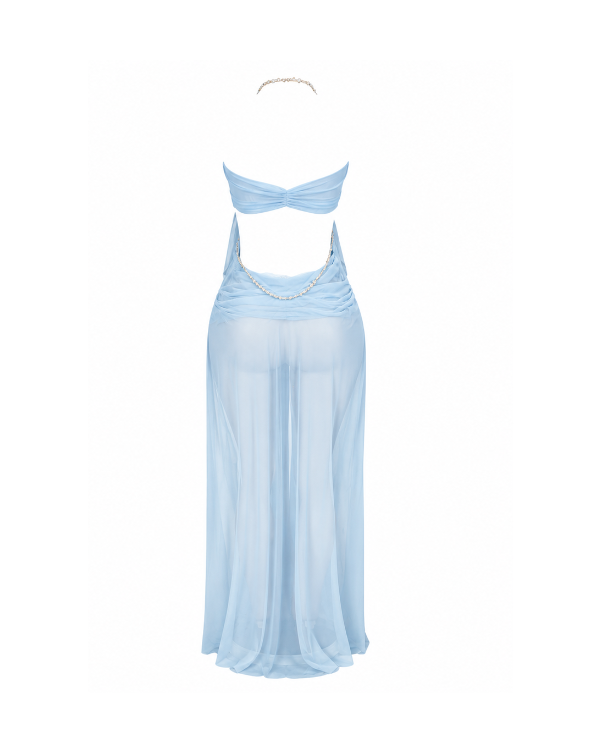 The Kiana Maxi Dress - Baby Blue