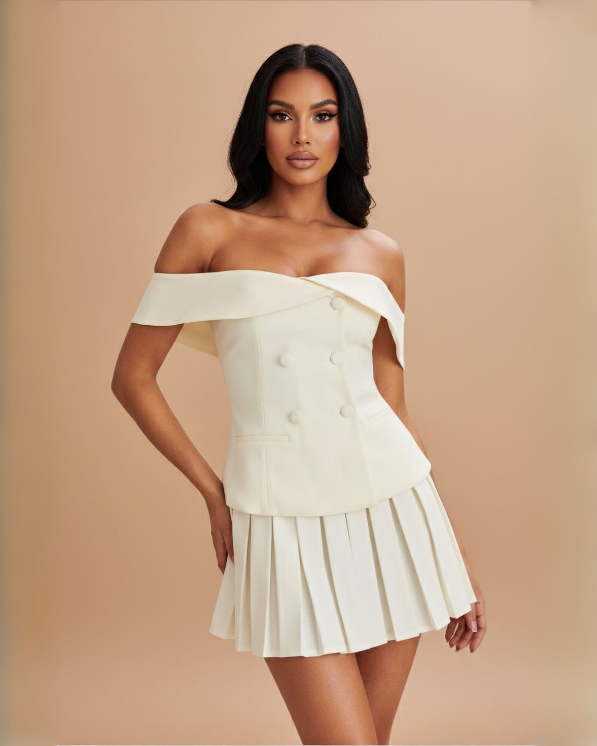 The Dove Mini Skirt Set