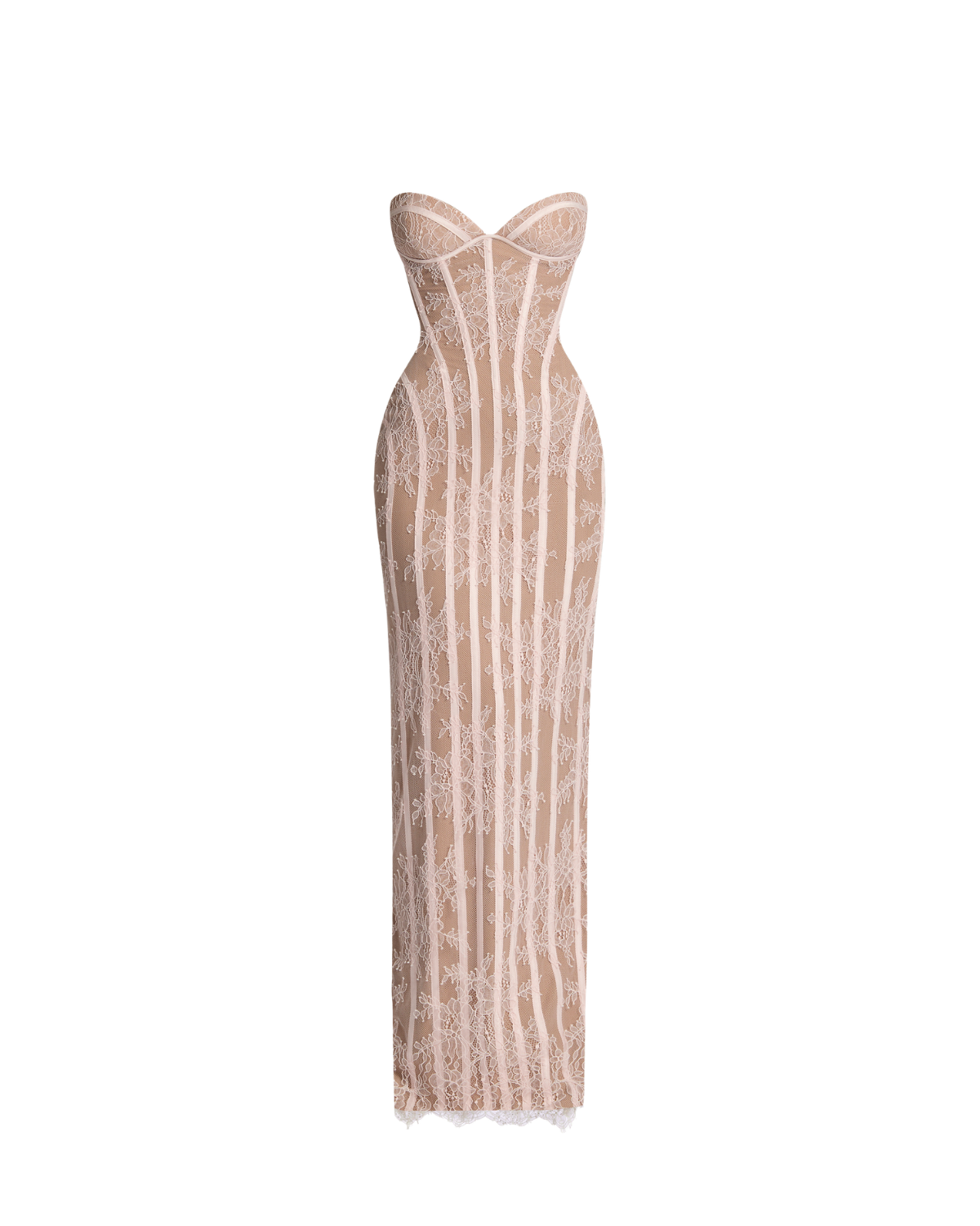 The Alexandra Maxi Dress - Blush Pink