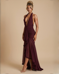 The Soraya Maxi Dress - Wine Red