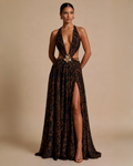The Alula Maxi Dress - Leopard
