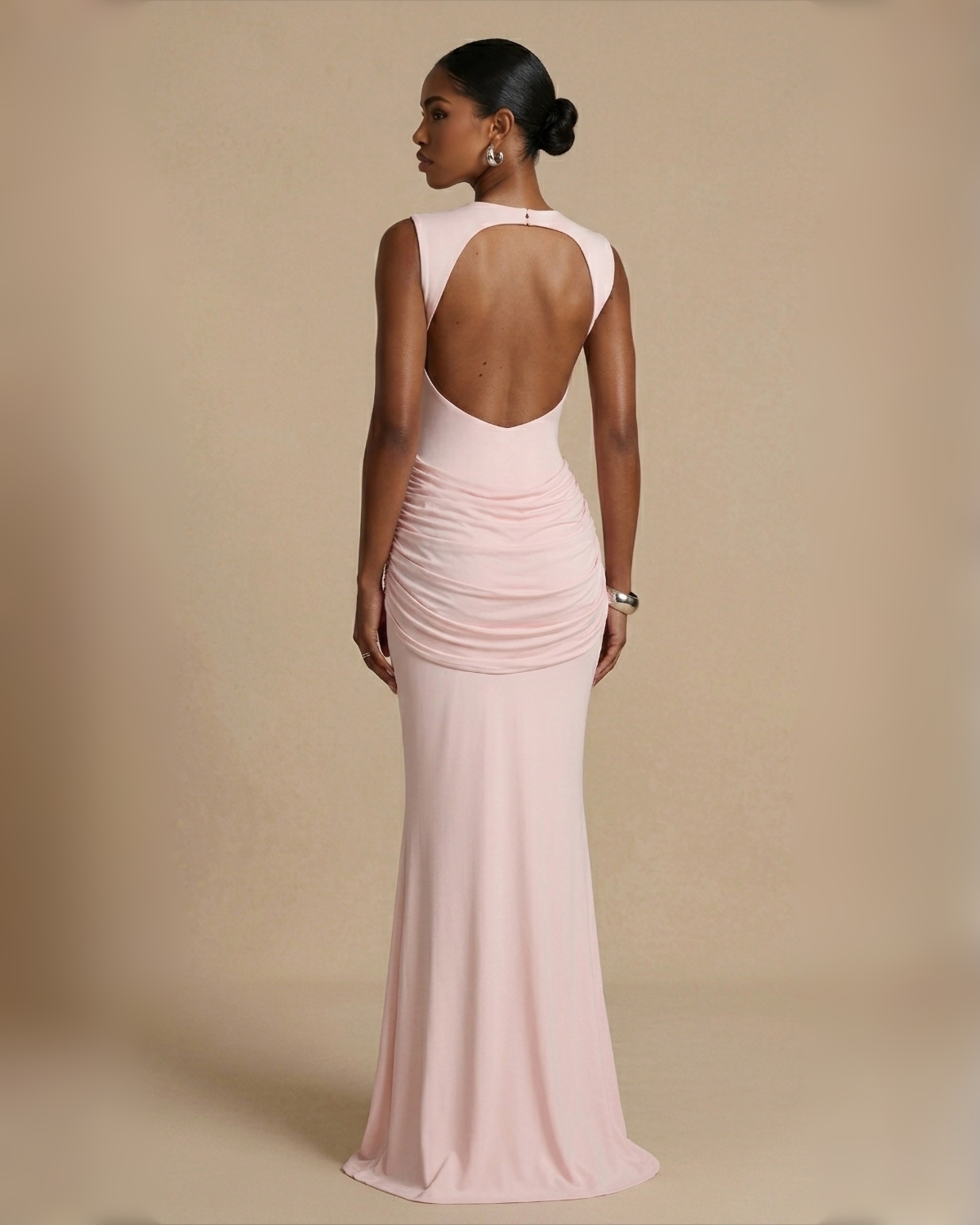 The Serenity Maxi Dress - Baby Pink