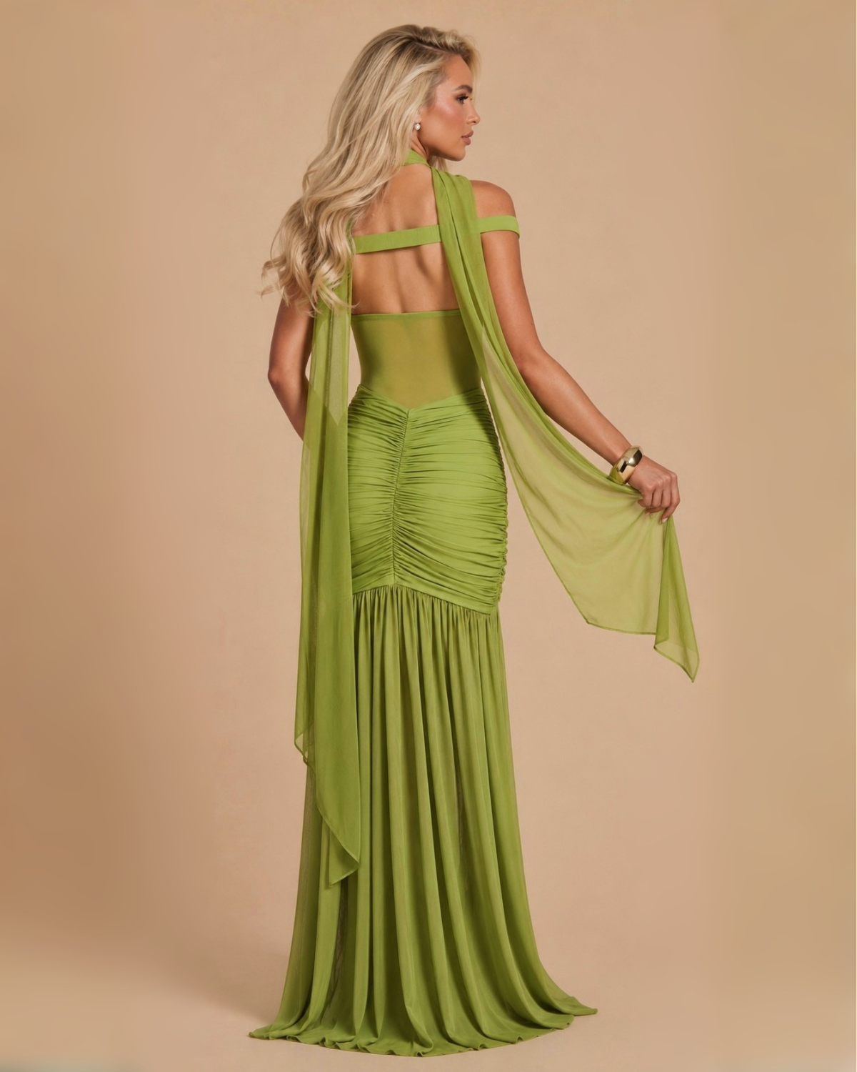 The Daphne Maxi Dress - Green