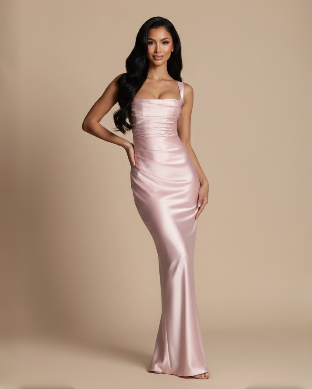 The Lorelai Maxi Dress - Blush Pink