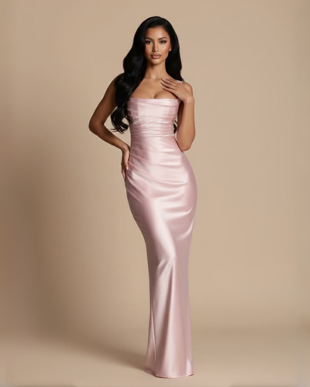The Lorelai Maxi Dress - Blush Pink