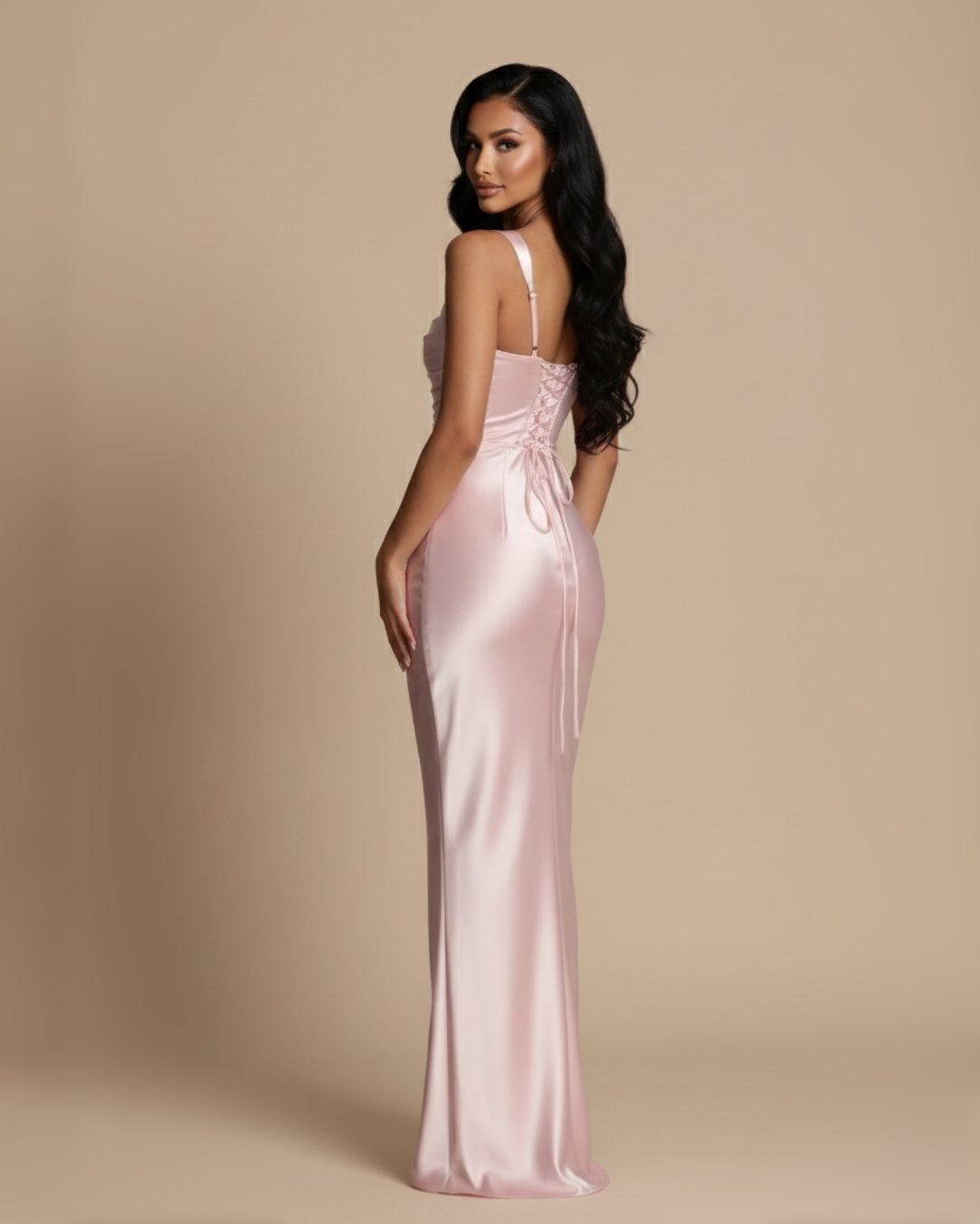 The Lorelai Maxi Dress - Blush Pink