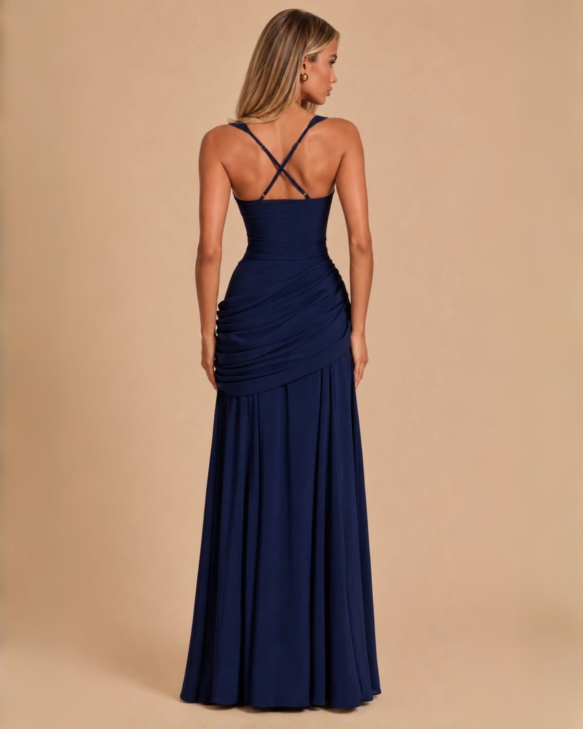 The Asha Maxi Dress - Navy